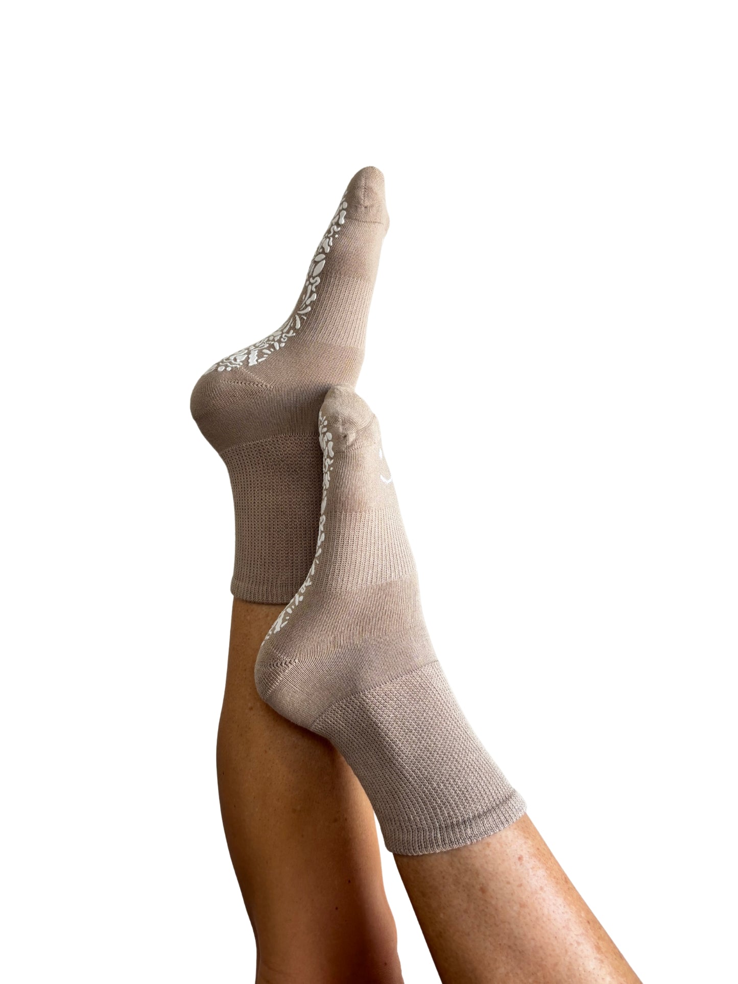 Diabetic Friendly Therapeutic Full Crew Grip Socks