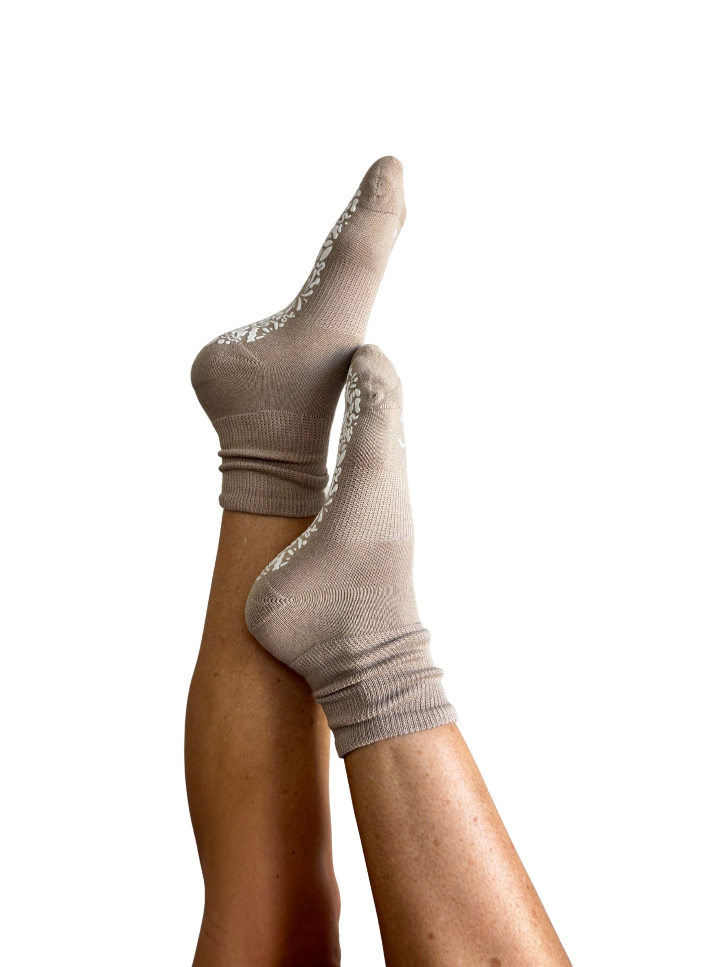 Diabetic Friendly Therapeutic Full Crew Grip Socks