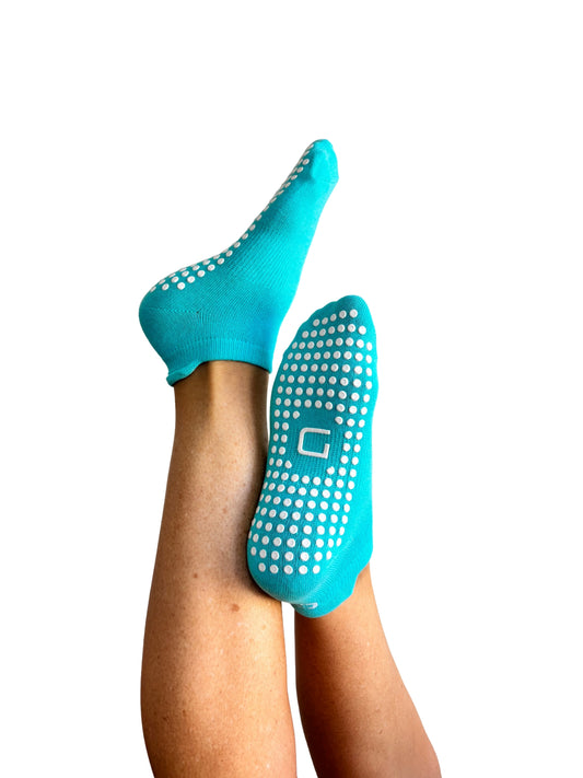 Baby Blue Classic Grip Socks