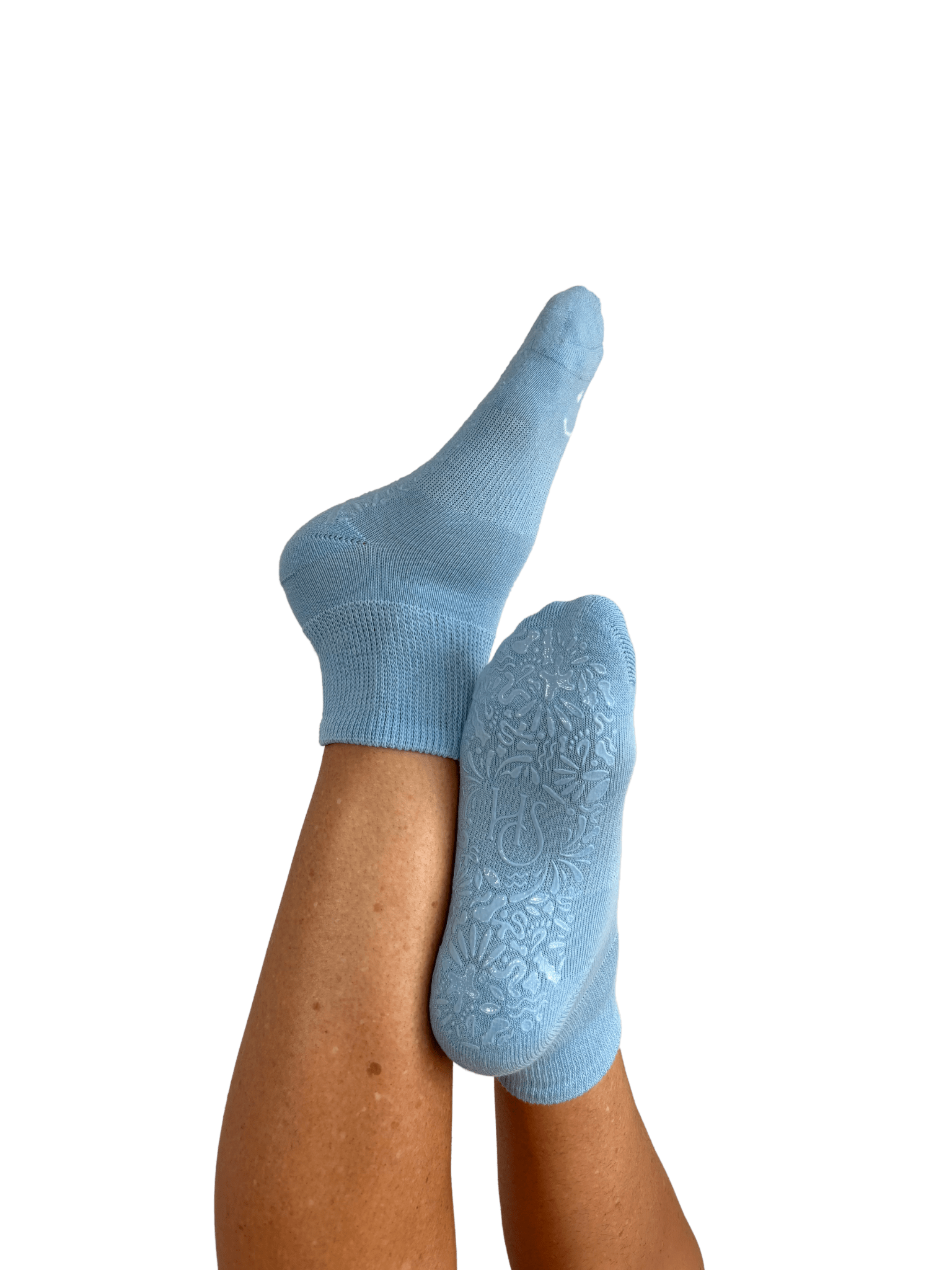 Diabetic Friendly Therapeutic Grip Socks (Baby Blue) - GSOXS