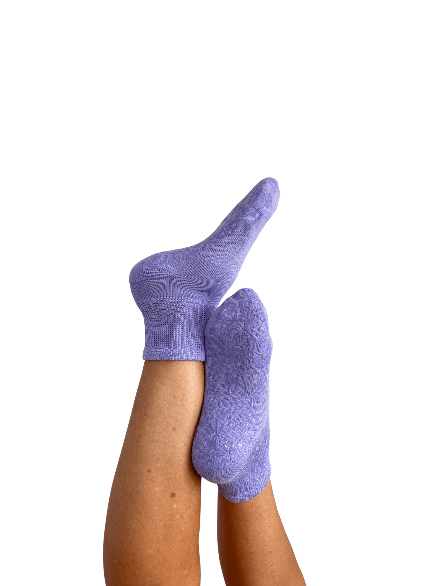 Diabetic Friendly Therapeutic Grip Socks (Lilac) - GSOXS